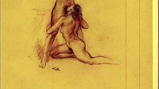 Check out these cool vintage erotic drawings from way back!