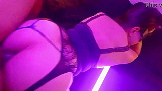 Deep anal double penetration for rented latina wife