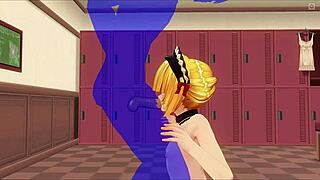 Watch this hentai anime girl sucking in 3d cartoon style