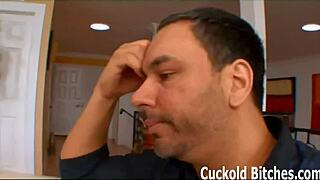 So, this tiny-dicked loser gets humiliated by his cheating mistress in a wild setup.