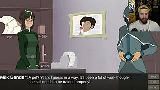 Korra transforms into a furry cummy bender, so wild! 😍