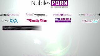 Haley Spades and Freya Parker suck through shower curtain glory hole with stepbro