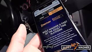 I got wild with slut Julia, banging this milf in public for WolfWagner.com.