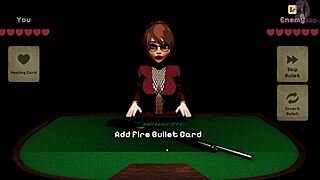 Curvy 3D cartoon babe with huge tits squirts wildly during intense blowjob game action