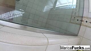 Marica Hase's bold solo masturbation display