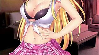 my neighbor turns out to be a yandere in this anime game ep 1