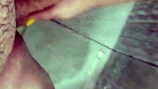 Gave it good in the bathroom, big ass wife, so hottt!