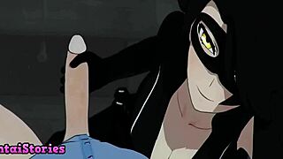 Teen character allows a man to explore her body in animated game play