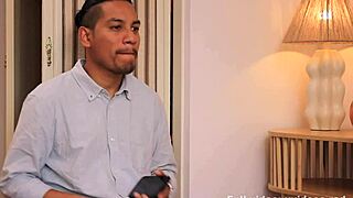 Police Officer Shocked by Curvy Suspect with No Underwear in Dirty Office Talk