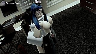 My housemate fucks me hard in cartoon hentai style daily