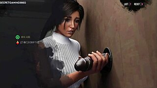 Holy Cow! Milf's Melting Orgasms with Huge 12-Inch BBC in 3D Lara Croft Game!
