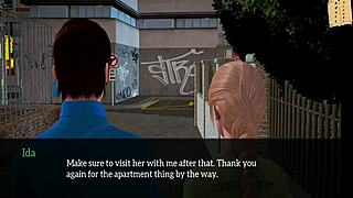 Blonde Anime Girl In 3D Hentai Family Series With Big Tits.