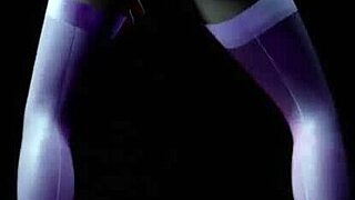 striptease by hot blonde dancing to music in 3d porn