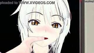 Watch Koneko's tempting deal in DxD NTR madness chapter 5