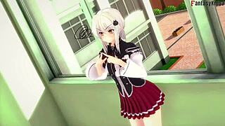 Watch Koneko's tempting deal in DxD NTR madness chapter 5