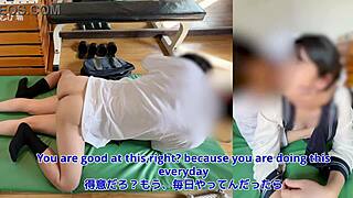 Disgusting Men in Drama Episode 3: Lina and Teacher Dirty Talk With Creampie