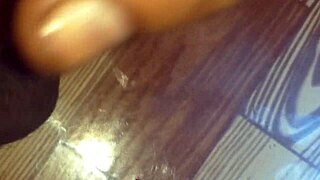 My friend's wife is sucking my cock and giving handjob for cumshot while showing pussy