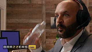 Kissa Sins and Bella Rolland scissoring on the anchor's desk?