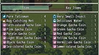 Tanned Girl Natsuki in Hentai Game Ep 12, Masturbating Huge BBC Outside