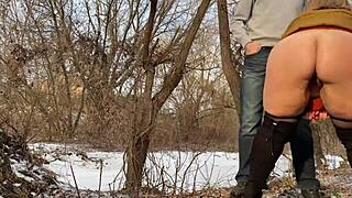 Why does my mother-in-law tease with public peeing while bent over for help?