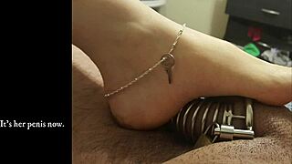 Male chastity begins as your wife claims control over your body.