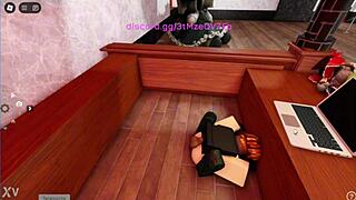 Cheating Roblox Girl Handles Massive BBC Without Hesitation.