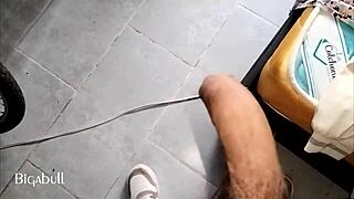 Intense blowjob on massive gay cock leaves him moaning