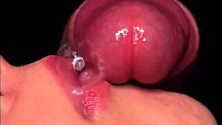 just a wild collection of cum shots in female students’ mouths, tons of sperm.