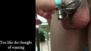 Male chastity begins as your wife claims control over your body.
