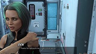 Is redhead stepsister teasing me in the shower again? Stranded in Space 7 heats up!