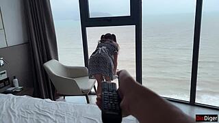 Time Stop Magic With Maid in Hotel Room for Huge Creampie