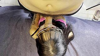 Naked In Front Of Gay Friend, He Eats Pussy First Time, I Cum Hard On His Dick