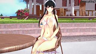 Is yor forger's bikini pool sex in spy x family hot?