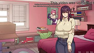 Amy Meets New Special Roommate for Steamy Shower Action in Benefitship!