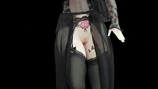 3D Anime Dance with Sensual Moves in MMD Style