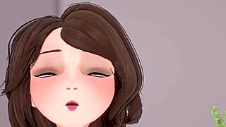 I’m obsessed with Aunt Cass blowjob from Cassidy Hamada in Big Hero fantasy!