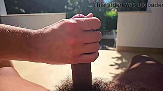 Super Slow Motion Handjob In The Garden!