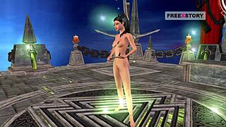 I made this animated video of an indian bhabhi in sexy positions then she masturbates with a candle, lol