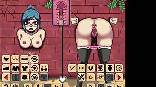 she wanted this another girl stuck in the wall