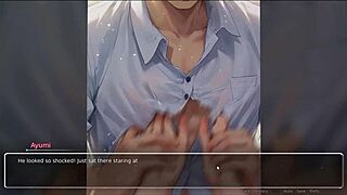 Horny Girlfriend Ripped His Shirt Off in Bluring the Walls Romance Hentai Game Ep 2 - What’s Next?