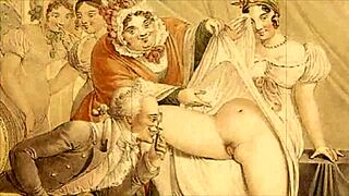 vintage erotic illustration with unique retro charm