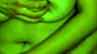 i seduce my girlfriend by caressing her big tits on camera