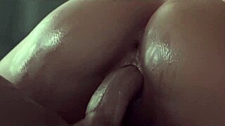 lara croft in a wild 3d hentai blowjob and creampie scene
