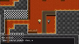 Exploring brothel, talking to three cute prostitutes?