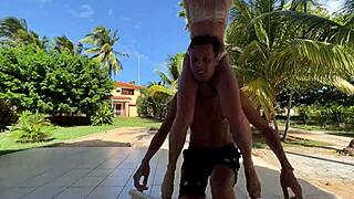 Watch This Mini Bikini Beauty Strip In Beer Pong?