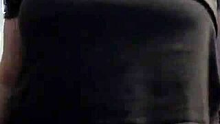 Curvy BBW Amanda Teases With Big Tits Behind Scenes