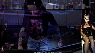 Stripper gives a wild blowjob in a night club from Tales Deep Eve 7