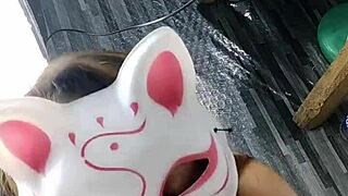 POV blowjob with Asian busty girlfriend sucking your cock 😍