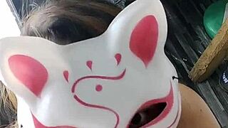 POV blowjob with Asian busty girlfriend sucking your cock 😍