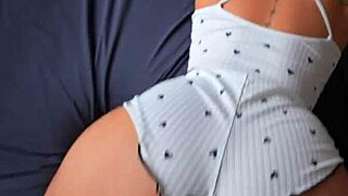 Stepsister Leaves Door Open For Tight Pussy Fuck!